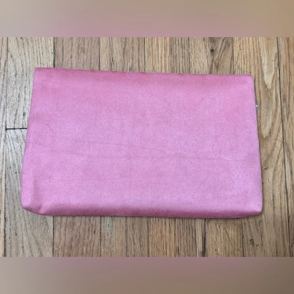 Dior Pink Pouch Suede Cosmetic Bag - Picture 2 of 5